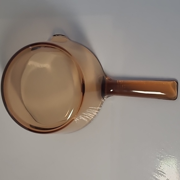 Corningware vision cookware amber glass saucer pot  1.L France - Picture 4 of 4